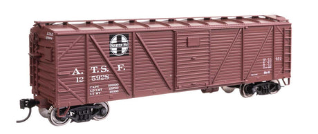 40' ARA Single Sheathed Boxcar with Dreadnaught Ends - Ready to Run -- Santa Fe #125928-1