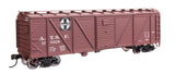 40' ARA Single Sheathed Boxcar with Dreadnaught Ends - Ready to Run -- Santa Fe #125928-2