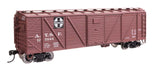40' ARA Single Sheathed Boxcar with Dreadnaught Ends - Ready to Run -- Santa Fe #125944-1