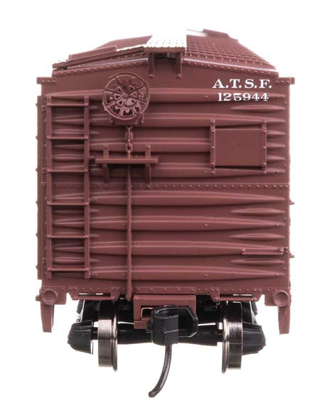 40' ARA Single Sheathed Boxcar with Dreadnaught Ends - Ready to Run -- Santa Fe #125944-3