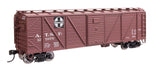 40' ARA Single Sheathed Boxcar with Dreadnaught Ends - Ready to Run -- Santa Fe #125976-1