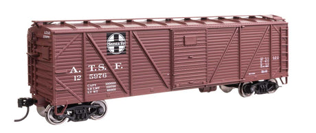 40' ARA Single Sheathed Boxcar with Dreadnaught Ends - Ready to Run -- Santa Fe #125976-1