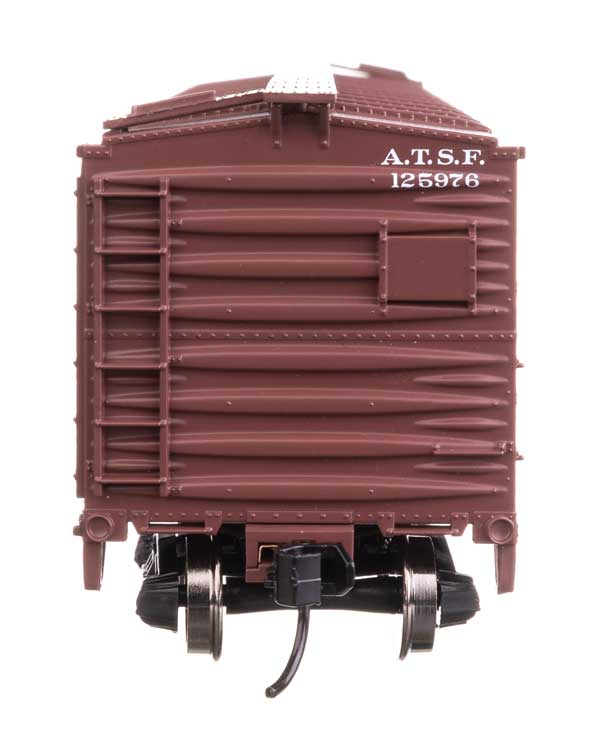 40' ARA Single Sheathed Boxcar with Dreadnaught Ends - Ready to Run -- Santa Fe #125976-4