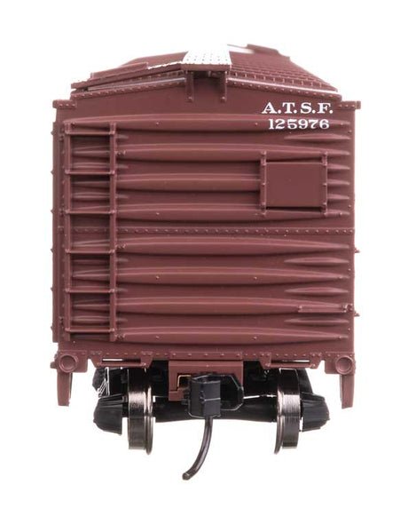 40' ARA Single Sheathed Boxcar with Dreadnaught Ends - Ready to Run -- Santa Fe #125976-4