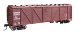 40' ARA Single Sheathed Boxcar with Dreadnaught Ends - Ready to Run -- Canadian National #508509-1