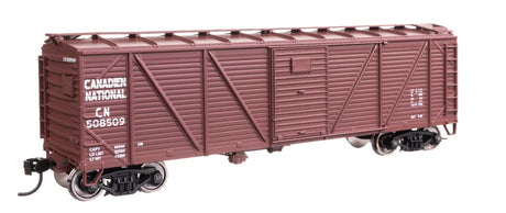 40' ARA Single Sheathed Boxcar with Dreadnaught Ends - Ready to Run -- Canadian National #508509-2