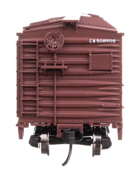 40' ARA Single Sheathed Boxcar with Dreadnaught Ends - Ready to Run -- Canadian National #508509-3