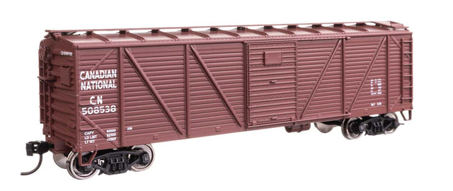 40' ARA Single Sheathed Boxcar with Dreadnaught Ends - Ready to Run -- Canadian National #508538-1