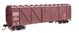 40' ARA Single Sheathed Boxcar with Dreadnaught Ends - Ready to Run -- Canadian National #508555-1