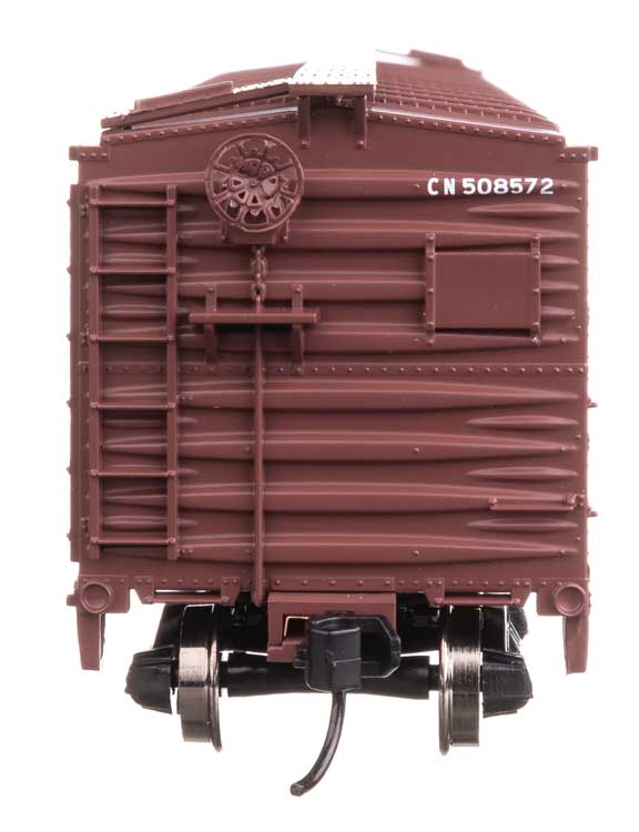 40' ARA Single Sheathed Boxcar with Dreadnaught Ends - Ready to Run -- Canadian National #508572-3
