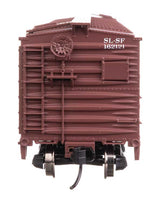 40' ARA Single Sheathed Boxcar with Dreadnaught Ends - Ready to Run -- St. Louis-San Francisco #162121-3
