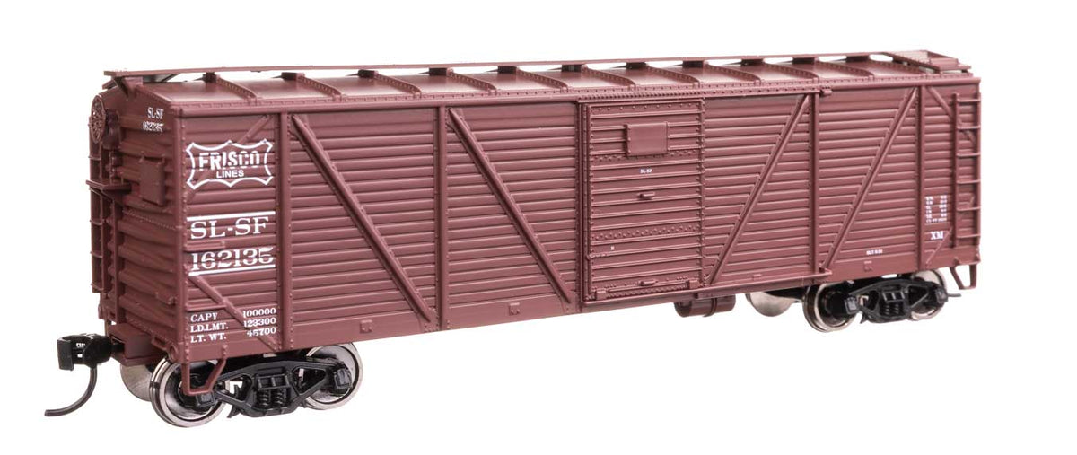 40' ARA Single Sheathed Boxcar with Dreadnaught Ends - Ready to Run -- St. Louis-San Francisco #162135-1