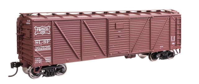 40' ARA Single Sheathed Boxcar with Dreadnaught Ends - Ready to Run -- St. Louis-San Francisco #162135-1
