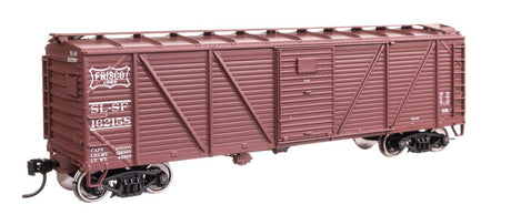 40' ARA Single Sheathed Boxcar with Dreadnaught Ends - Ready to Run -- St. Louis-San Francisco #162158-2