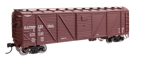 40' ARA Single Sheathed Boxcar with Dreadnaught Ends - Ready to Run -- Illinois Central #176730-1