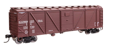 40' ARA Single Sheathed Boxcar with Dreadnaught Ends - Ready to Run -- Illinois Central #176730-2