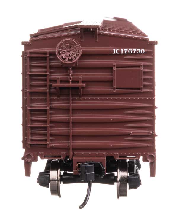 40' ARA Single Sheathed Boxcar with Dreadnaught Ends - Ready to Run -- Illinois Central #176730-3