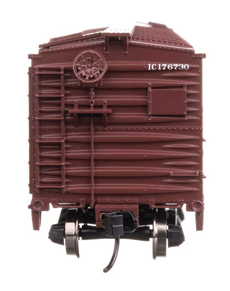 40' ARA Single Sheathed Boxcar with Dreadnaught Ends - Ready to Run -- Illinois Central #176730-3