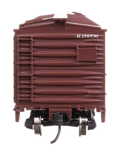 40' ARA Single Sheathed Boxcar with Dreadnaught Ends - Ready to Run -- Illinois Central #176730-4
