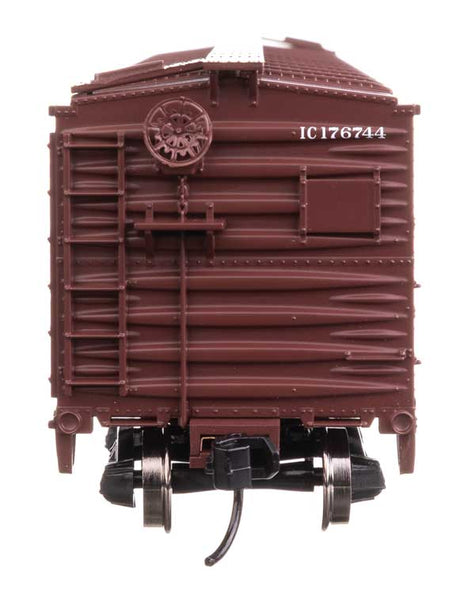 40' ARA Single Sheathed Boxcar with Dreadnaught Ends - Ready to Run -- Illinois Central #176744-3