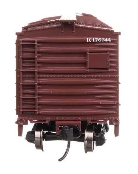 40' ARA Single Sheathed Boxcar with Dreadnaught Ends - Ready to Run -- Illinois Central #176744-4