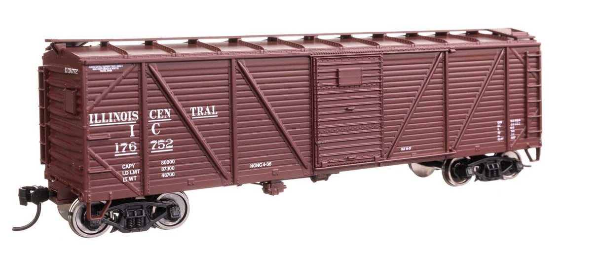 40' ARA Single Sheathed Boxcar with Dreadnaught Ends - Ready to Run -- Illinois Central #176752-2