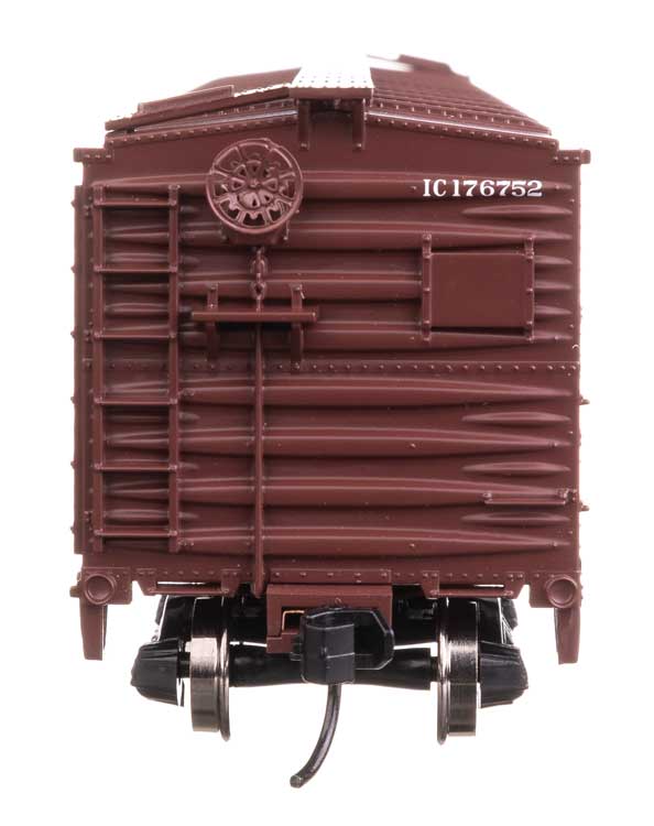 40' ARA Single Sheathed Boxcar with Dreadnaught Ends - Ready to Run -- Illinois Central #176752-3