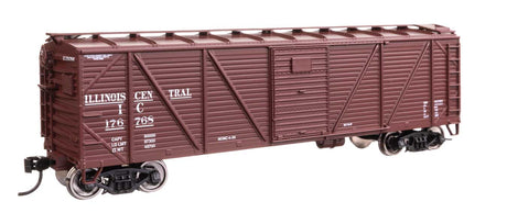 40' ARA Single Sheathed Boxcar with Dreadnaught Ends - Ready to Run -- Illinois Central #176768-1