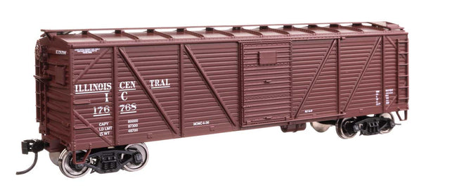 40' ARA Single Sheathed Boxcar with Dreadnaught Ends - Ready to Run -- Illinois Central #176768-1