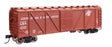 40' ARA Single Sheathed Boxcar with Dreadnaught Ends - Ready to Run -- Louisiana & Arkansas #12136-1