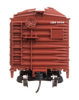 40' ARA Single Sheathed Boxcar with Dreadnaught Ends - Ready to Run -- Louisiana & Arkansas #12136-3