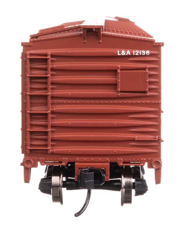 40' ARA Single Sheathed Boxcar with Dreadnaught Ends - Ready to Run -- Louisiana & Arkansas #12136-4
