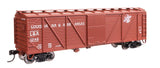 40' ARA Single Sheathed Boxcar with Dreadnaught Ends - Ready to Run -- Louisiana & Arkansas #12149-2