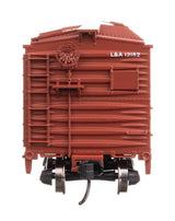 40' ARA Single Sheathed Boxcar with Dreadnaught Ends - Ready to Run -- Louisiana & Arkansas #12152-3