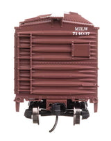 40' ARA Single Sheathed Boxcar with Dreadnaught Ends - Ready to Run -- Milwaukee Road #714037-4