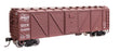 40' ARA Single Sheathed Boxcar with Dreadnaught Ends - Ready to Run -- Milwaukee Road #714059-1