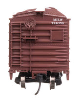 40' ARA Single Sheathed Boxcar with Dreadnaught Ends - Ready to Run -- Milwaukee Road #714059-3