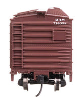40' ARA Single Sheathed Boxcar with Dreadnaught Ends - Ready to Run -- Milwaukee Road #714059-4