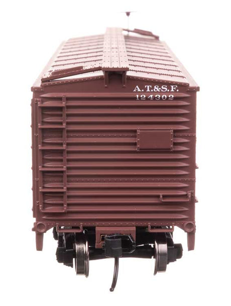 40' ARA Single Sheathed Boxcar - Ready to Run -- Atchison, Topeka & Santa Fe #124302 (A. T.& S. F. Style; Circle-Cross Logo)-4