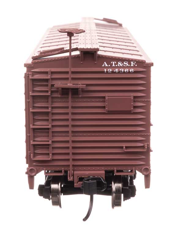 40' ARA Single Sheathed Boxcar - Ready to Run -- Santa Fe #124366-3
