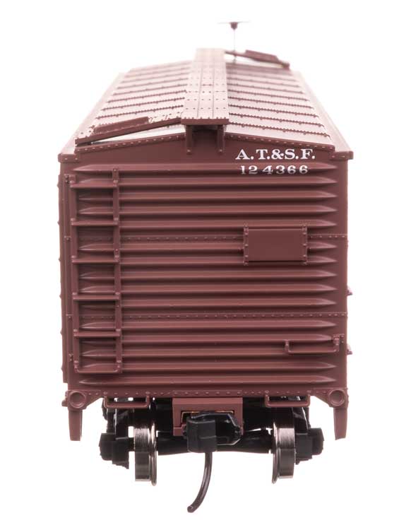 40' ARA Single Sheathed Boxcar - Ready to Run -- Santa Fe #124366-4