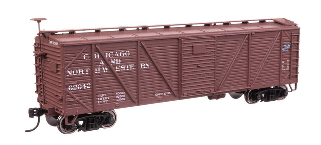 40' ARA Single Sheathed Boxcar - Ready to Run -- Chicago & North Western(TM) #62042-1
