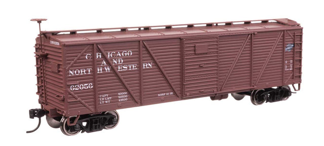 40' ARA Single Sheathed Boxcar - Ready to Run -- Chicago & North Western(TM) #62056-1