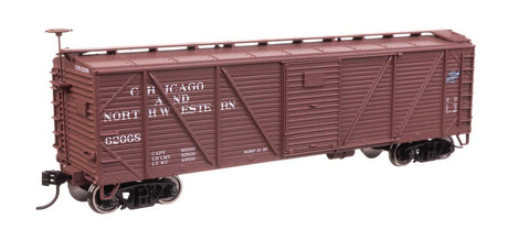 40' ARA Single Sheathed Boxcar - Ready to Run -- Chicago & North Western(TM) #62068-1