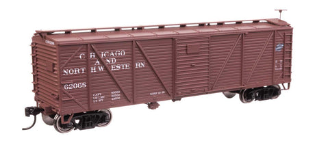 40' ARA Single Sheathed Boxcar - Ready to Run -- Chicago & North Western(TM) #62068-2