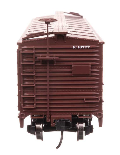 40' ARA Single Sheathed Boxcar - Ready to Run -- Illinois Central #16707-3