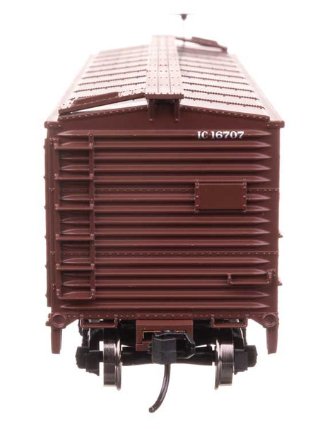 40' ARA Single Sheathed Boxcar - Ready to Run -- Illinois Central #16707-4