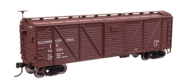 40' ARA Single Sheathed Boxcar - Ready to Run -- Illinois Central #16720-1