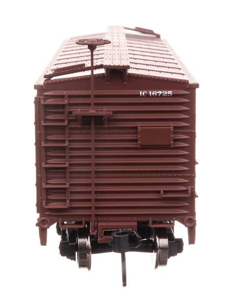 40' ARA Single Sheathed Boxcar - Ready to Run -- Illinois Central #16725-3