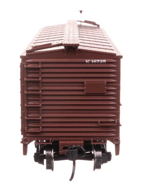 40' ARA Single Sheathed Boxcar - Ready to Run -- Illinois Central #16725-4